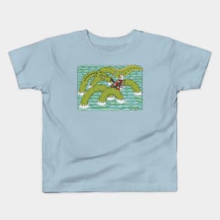 Lambton Worm and Knight Kids T-Shirt